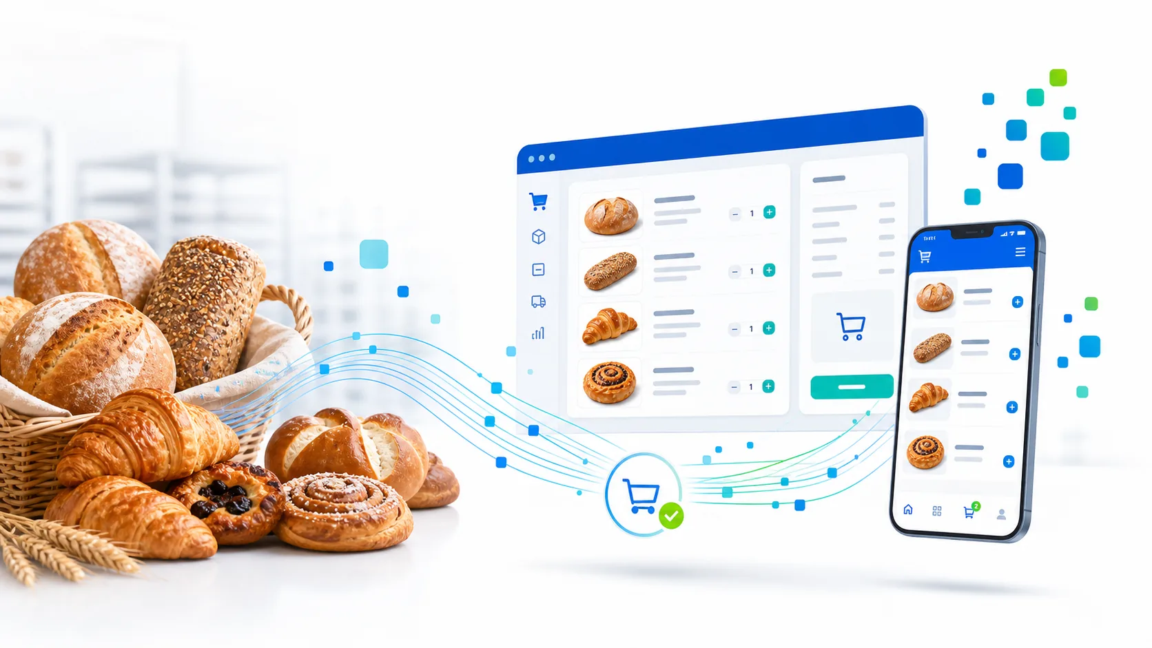 Pékség digitális megrendelés és mobil app